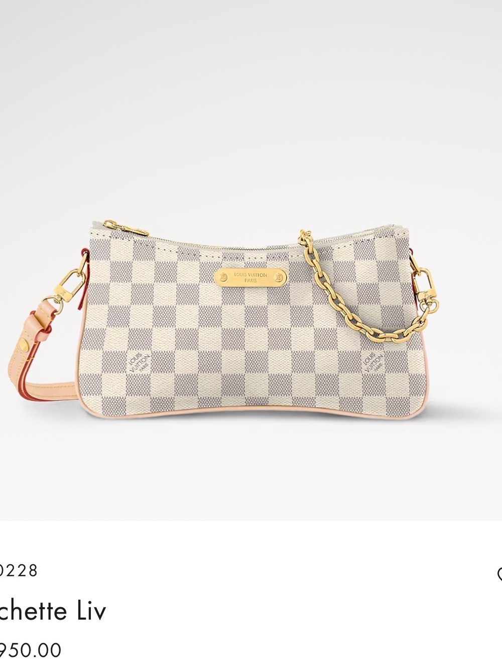 Louis Vuitton Pouchette Liv azure